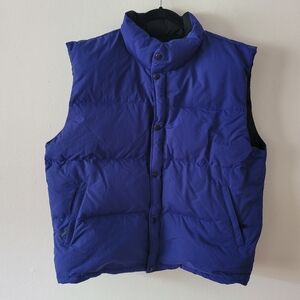The‎ North Face Vintage 90s Down Puffer Vest Size M-XL Blue Layer Outdoor Active